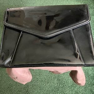 Vintage Black Patent Leather Purse